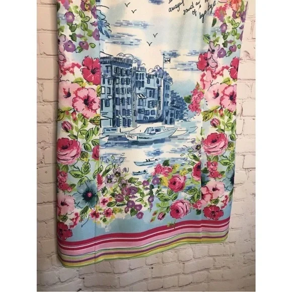 Gabby Skye Women's Shift Dress Floral Venice - Picture 4 of 10